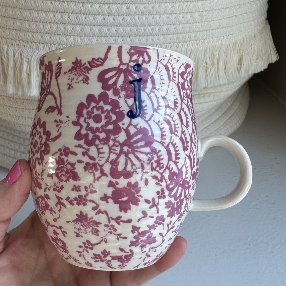 Anthropologie Monogram Mug